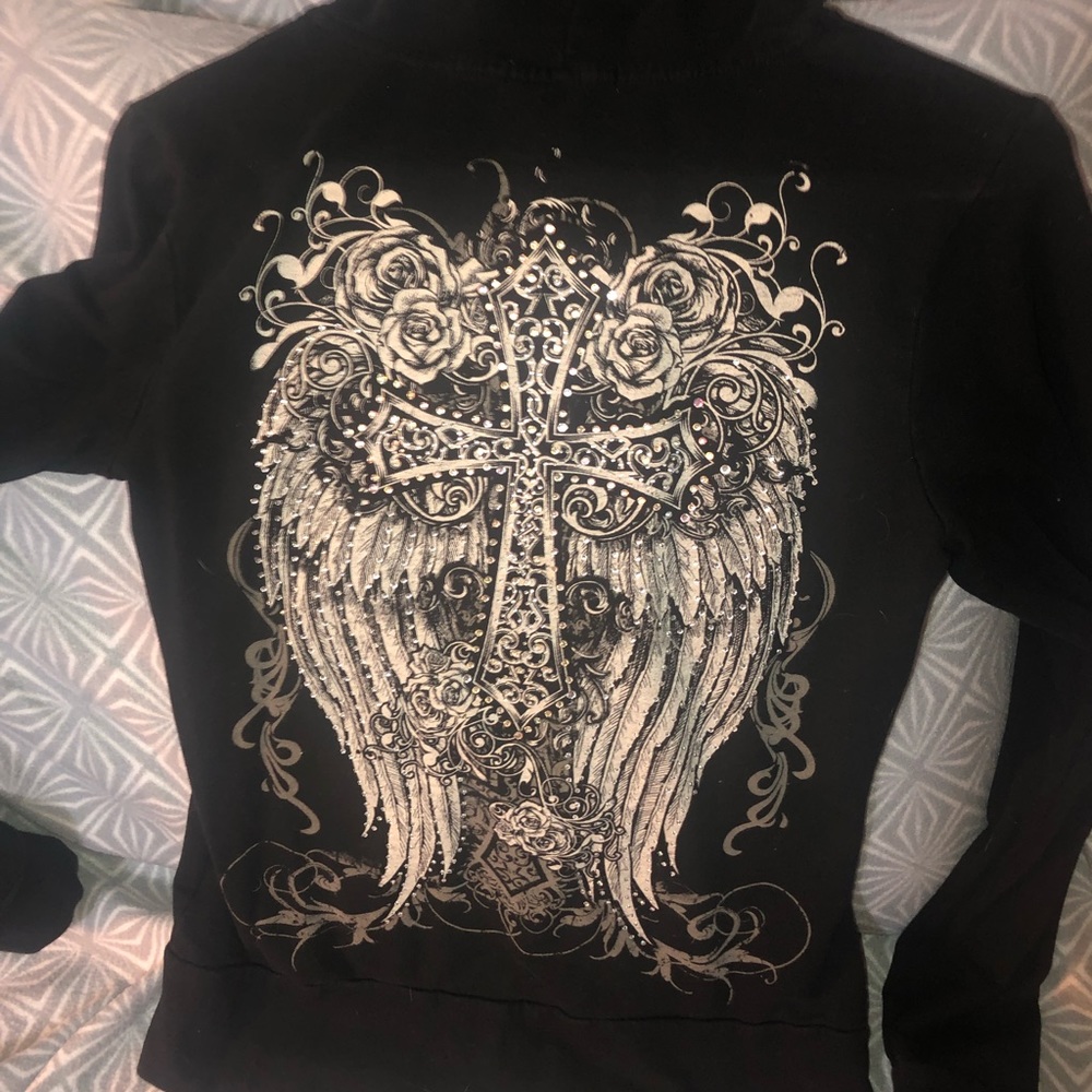 🔥3 for $20 Sale! Bling Zip-Up Hoodie